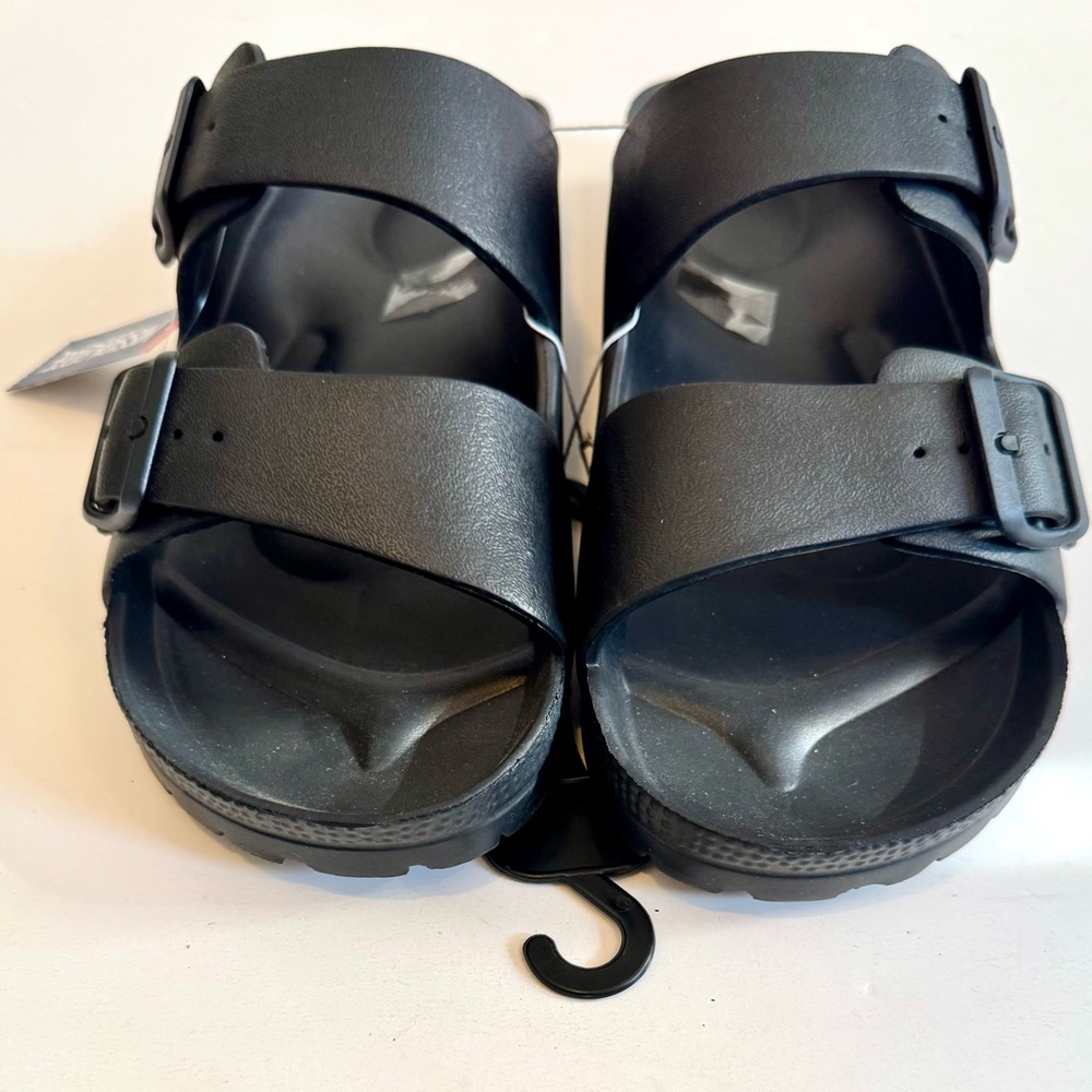 Mission Ridge Men's Black Double Strap Sandals Sz:M(10/11)